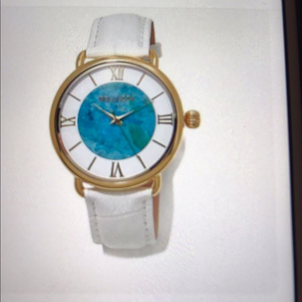 Bellezza Bronze Turquoise Dial Watch🐬