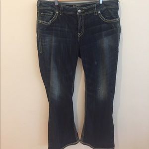 EUC Silver Jeans Co. Suki Surplus sz20/L30
