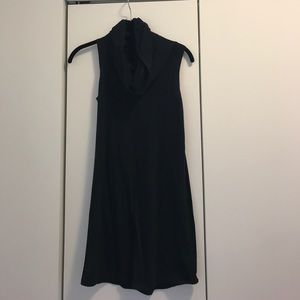 American Apparel Cowl Neck Black Dress