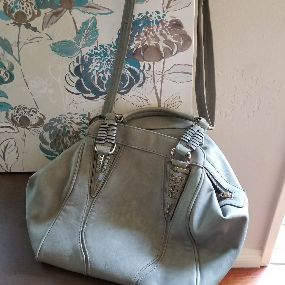 Gray medium sized purse