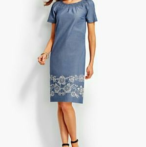 Talbots chambray dress