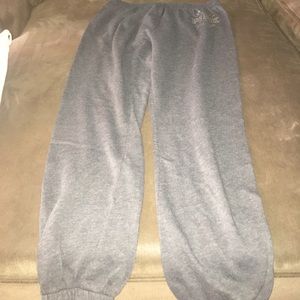 Grey sweatpants