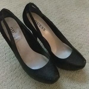 Guess platform heels