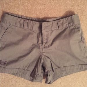 Green under armour shorts