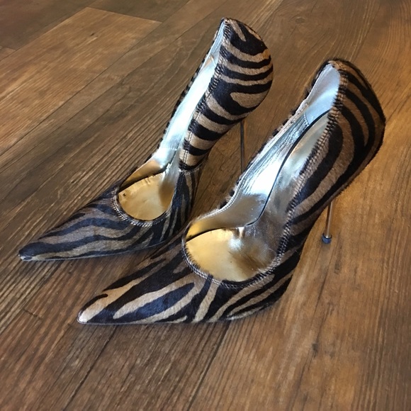 R&Renzi Shoes - Zebra Skin R&Renzi Heels