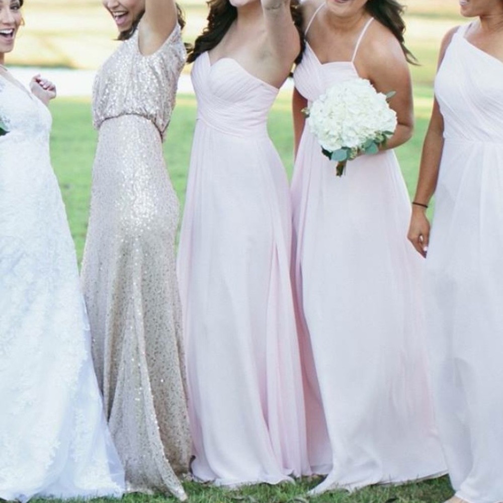Blush Pink Bridesmaid Dress
