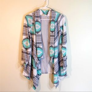 🔆🔷🔆 | Aztec Printed Oversized Cardigan