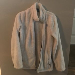 Fuzzy North Face Jacket