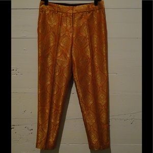 Elizabeth & James metallic brocade pants