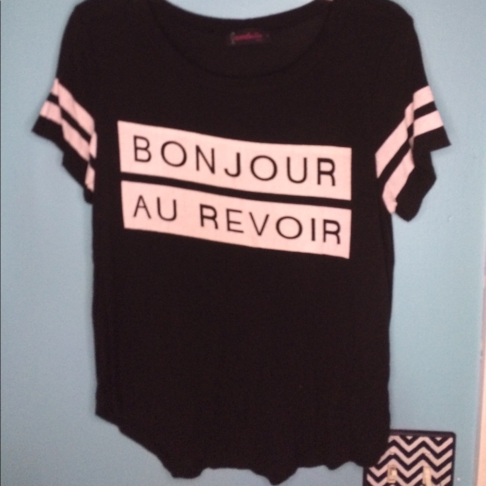 Black stretchy shirt