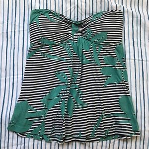 Striped/floral Roxy top
