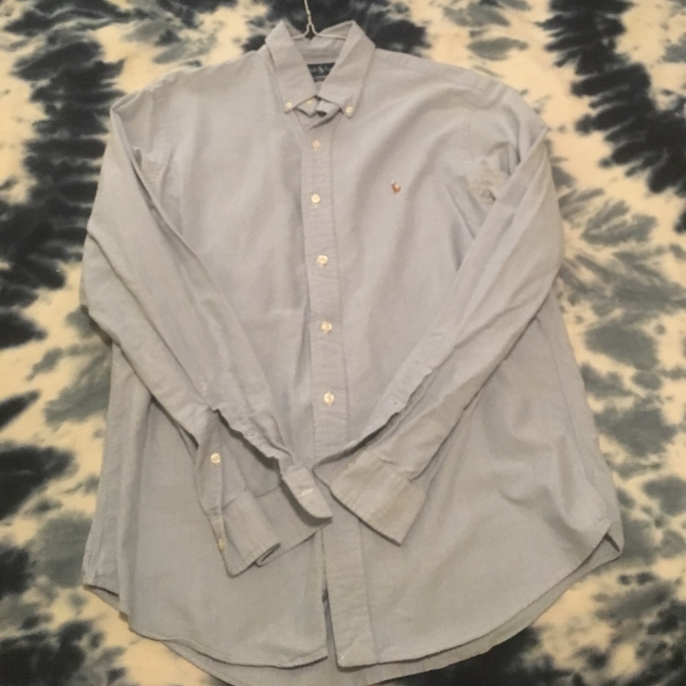Men's L Polo Button down