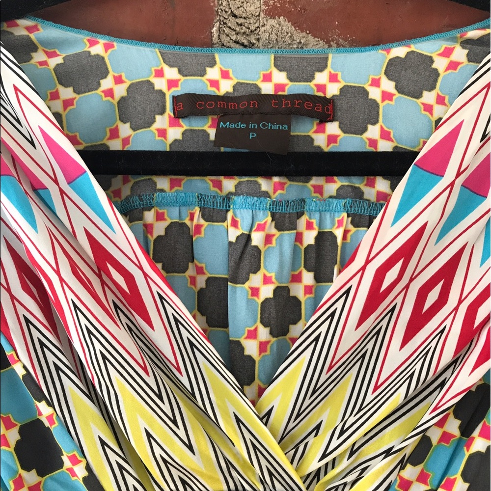 A Common Thread Patterned Dress - Picture 3 of 4
