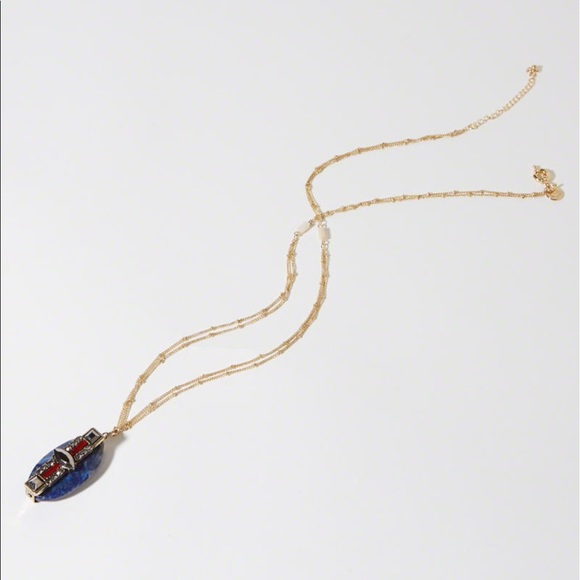 Abercrombie and fitch stone necklace. - Picture 2 of 3