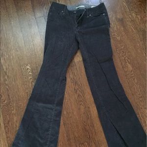 Blue corduroy pants