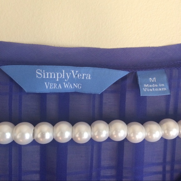 💕HP💕Simply Vera by Vera Wang Chiffon Dress - Picture 3 of 8