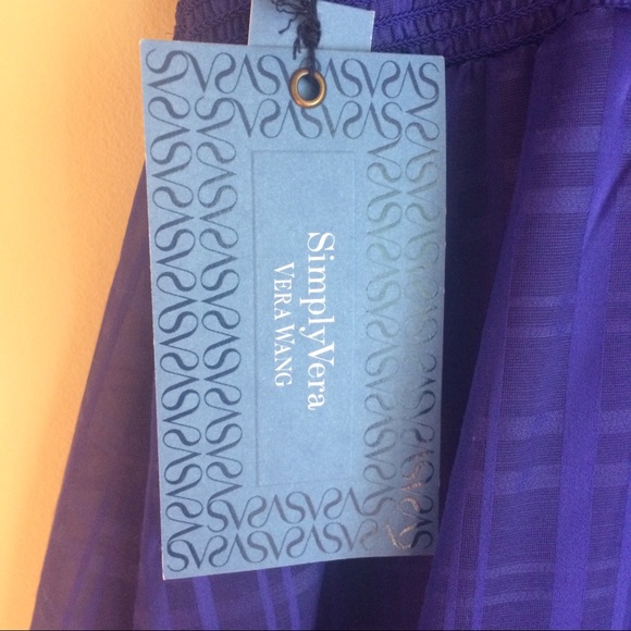 💕HP💕Simply Vera by Vera Wang Chiffon Dress - Picture 4 of 8