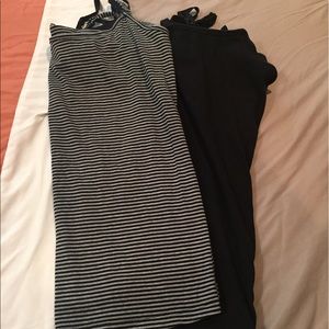 Two motherhood maternity nursing tanks