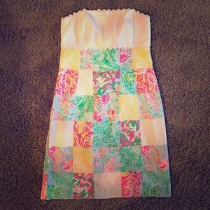 Size 4 Lilly Pulitzer Strapless Dress