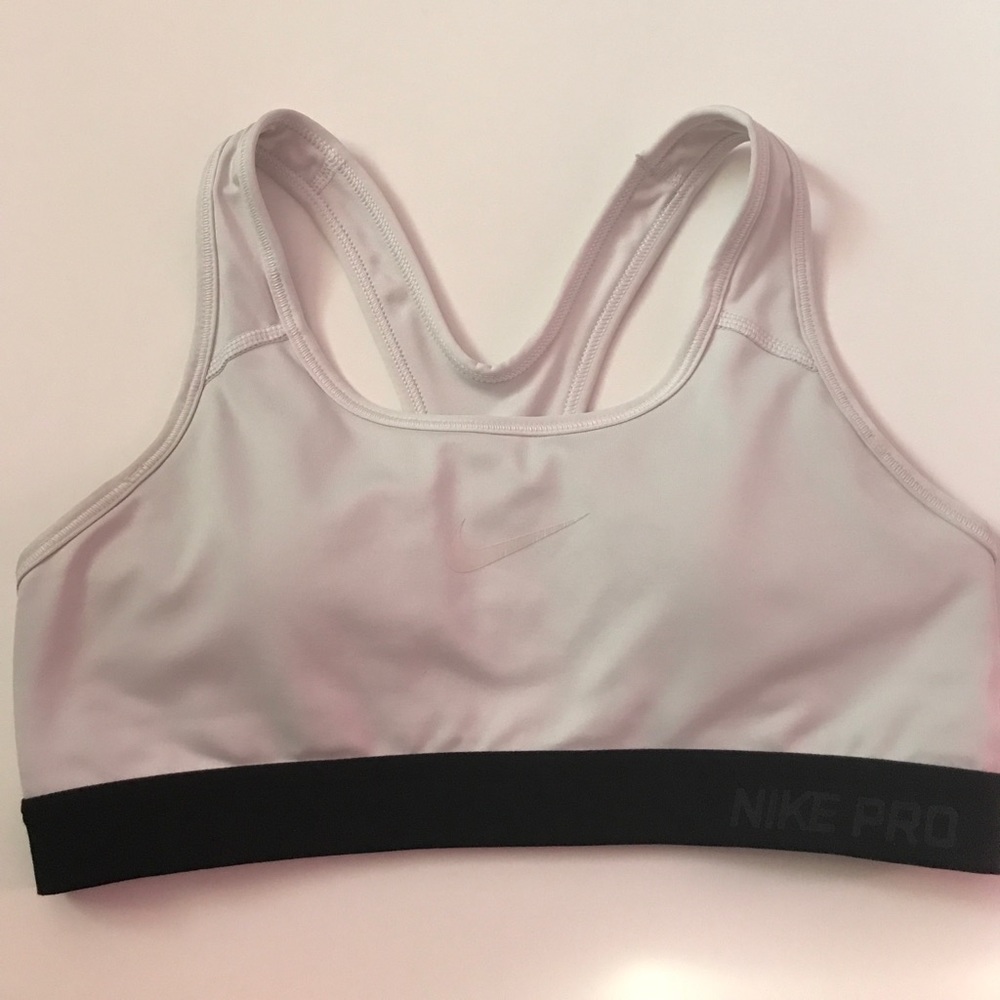 White Nike Sports Bra