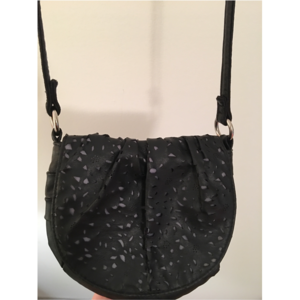 SOLD: Black Cutout Purse