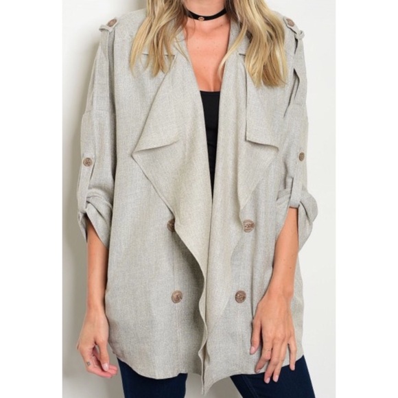 Jackets & Blazers - French Terry Style Jacket OSFM