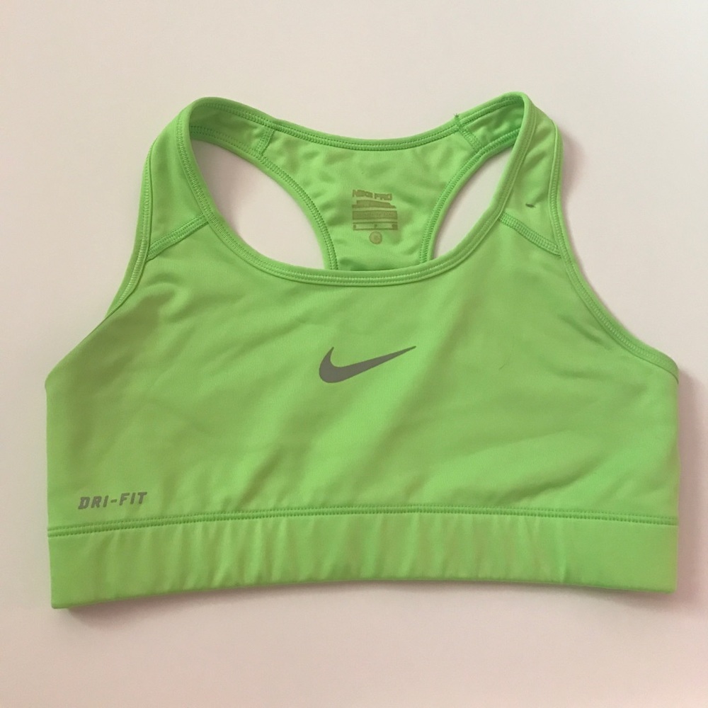 Green Nike Sports Bra