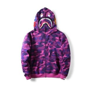 Purple Bape Hoodie