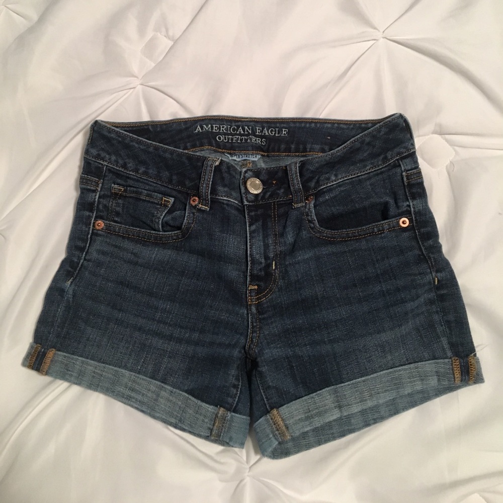 American Eagle Midi Jean Shorts
