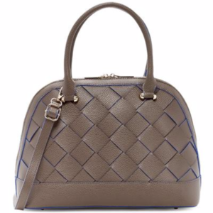 Pink Haley Dark Grey Satchel