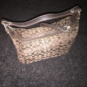 Coach brown small purse