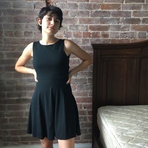 Brandy Melville black dress with back cut out