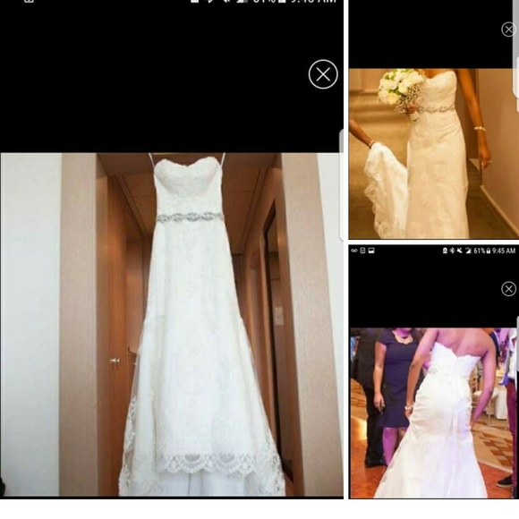 Size 4 custom Nordstrom bridal gown - Picture 1 of 1