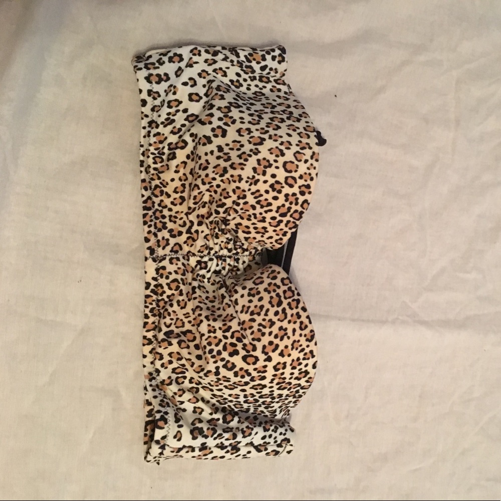 Victoria's Secret cheetah bathing suit top