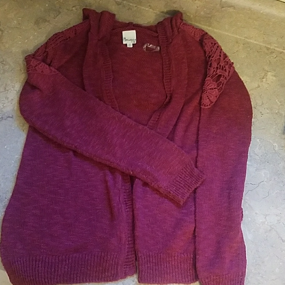 Girls lightweight hooded cardigan Sz. 12