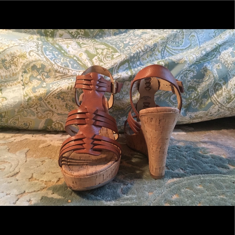 Audrey Brooks Cork Wedge