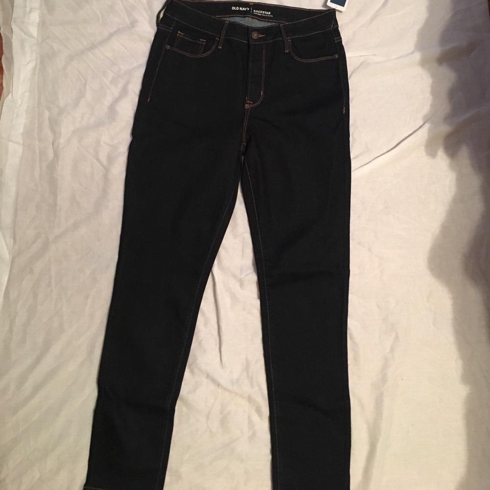 High rise skinny jeans
