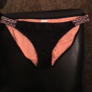 Black bathing suit bottoms