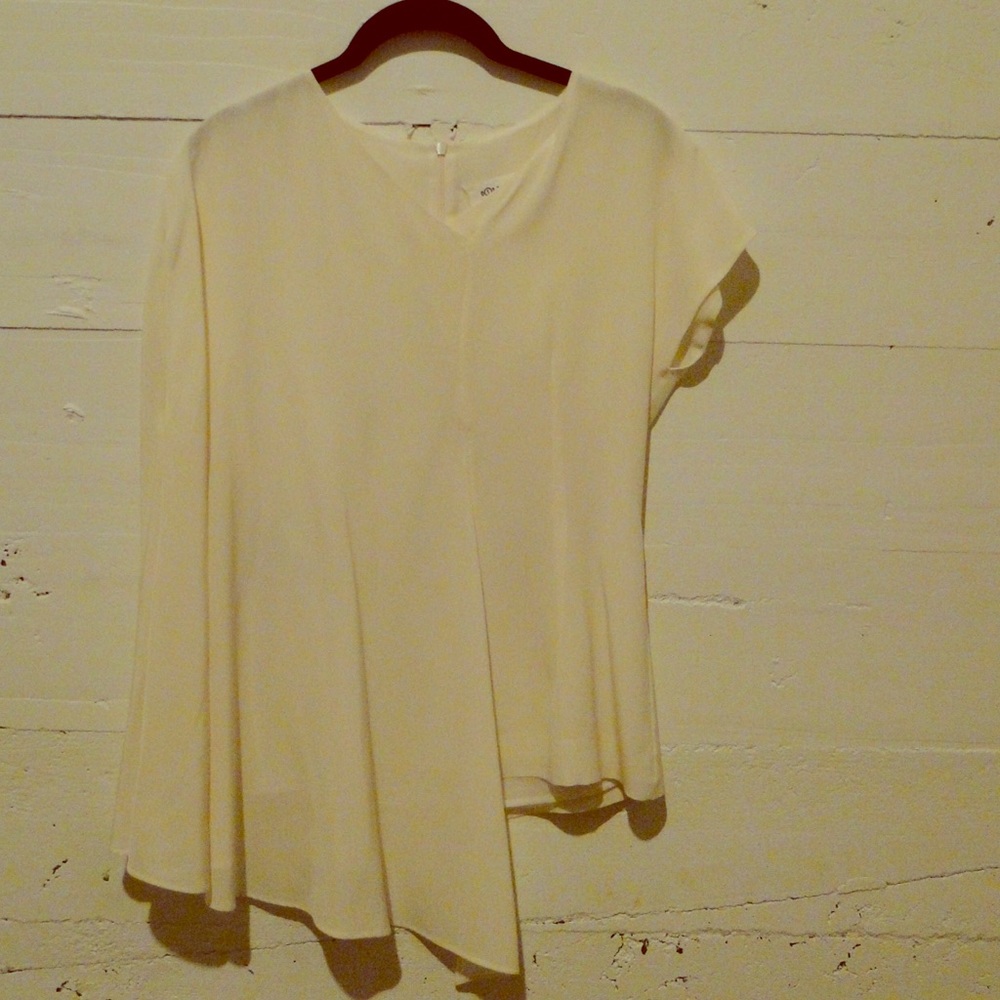 Maison Martin Margiela asymmetric drape top