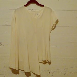 Maison Martin Margiela asymmetric drape top