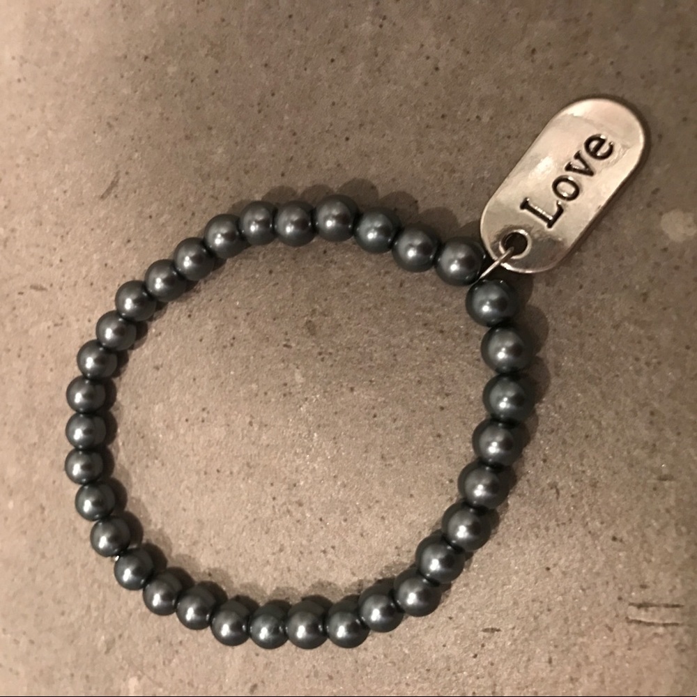 Beaded LOVE bracelet