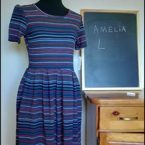 BNWT LuLaRoe Dress Amelia Size Large