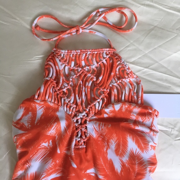 Mikoh Moorea One Peice in Orange Palm - Picture 4 of 7