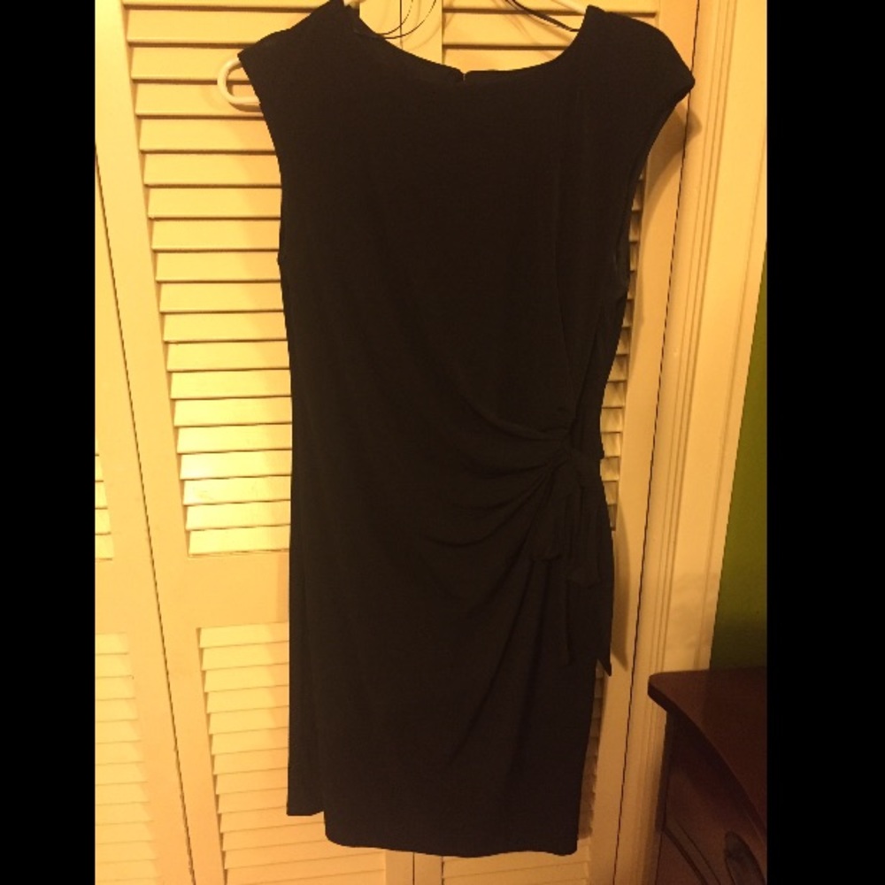 Little black dress with tie on the side!