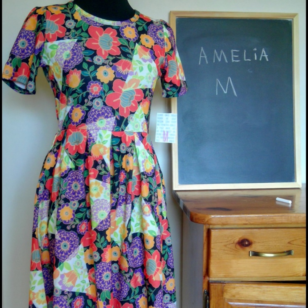 BNWT LuLaRoe Dress Amelia Size Medium