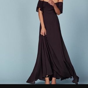 REFORMATION FLORENTINA DRESS BLACKBERRY SIZE 8