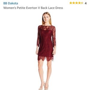 B. B. Dakota Lace V Back Dress