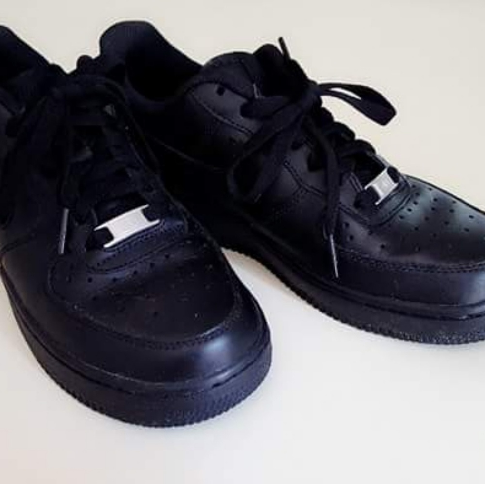 Black AirForce 1s