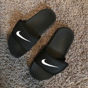 Boys Velcro Strap Nike Slides