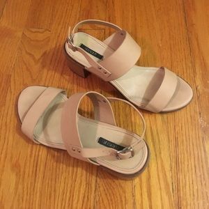 Nude block heels - super comfortable and worn once